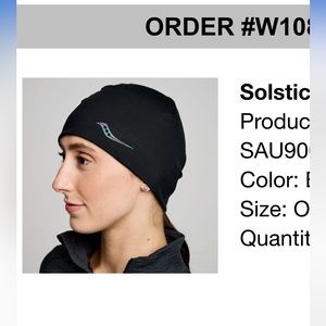 Solstice unisex running beanie
